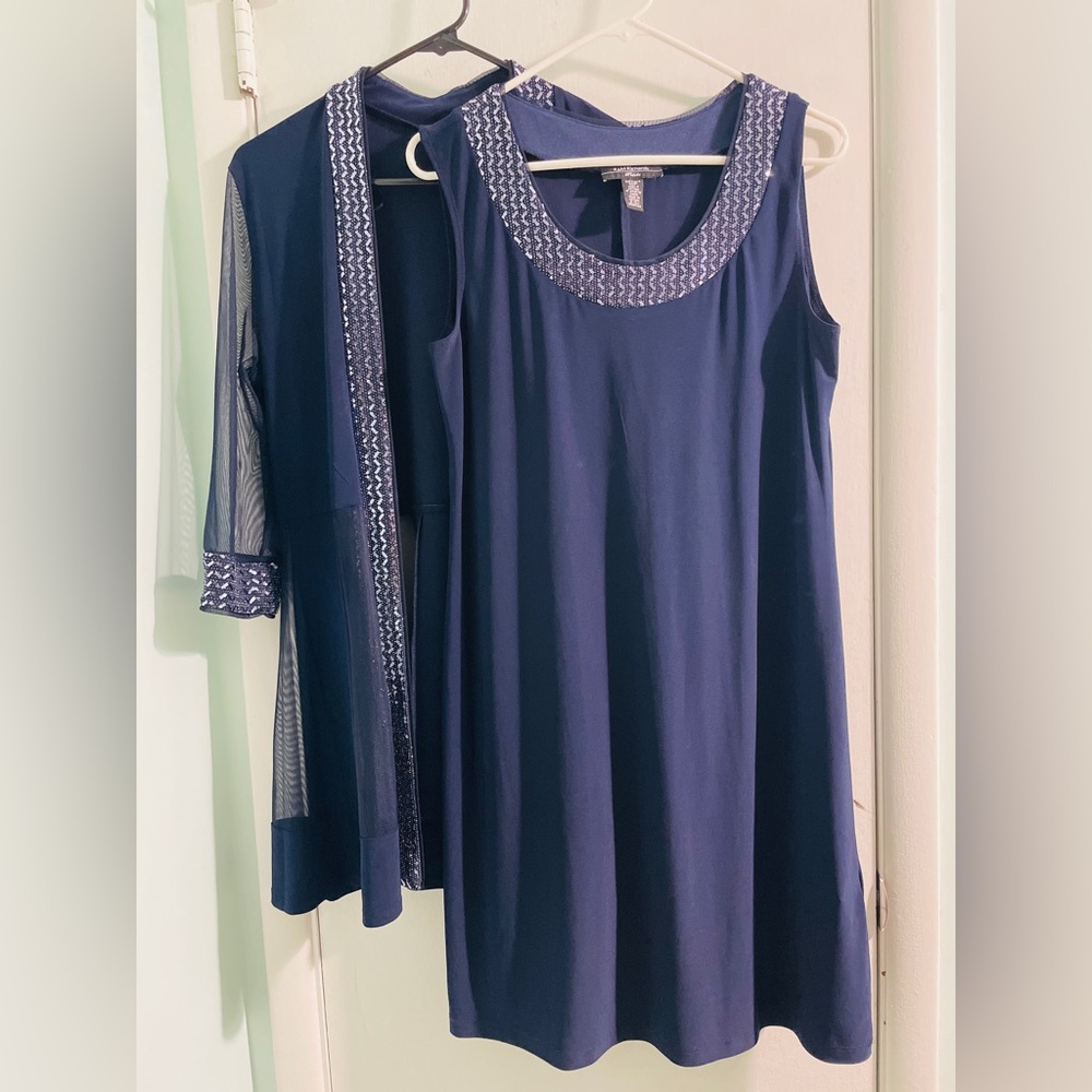 R&M Richards 2 Piece Dress Set- Size 10P- EUC